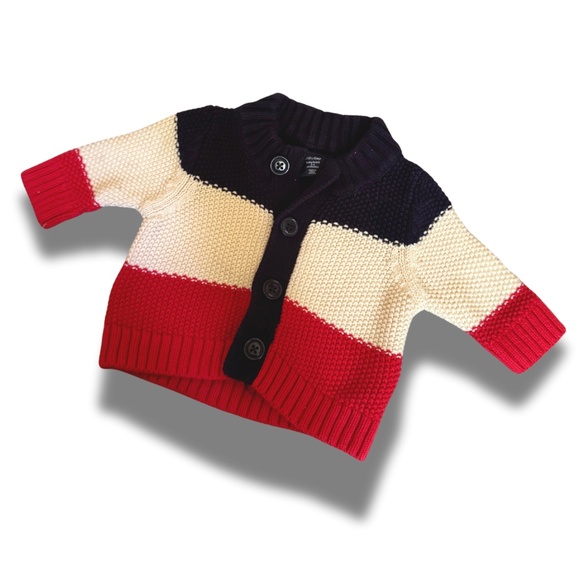 BabyGap Colorblock Knit Cardigan - Picture 1 of 3
